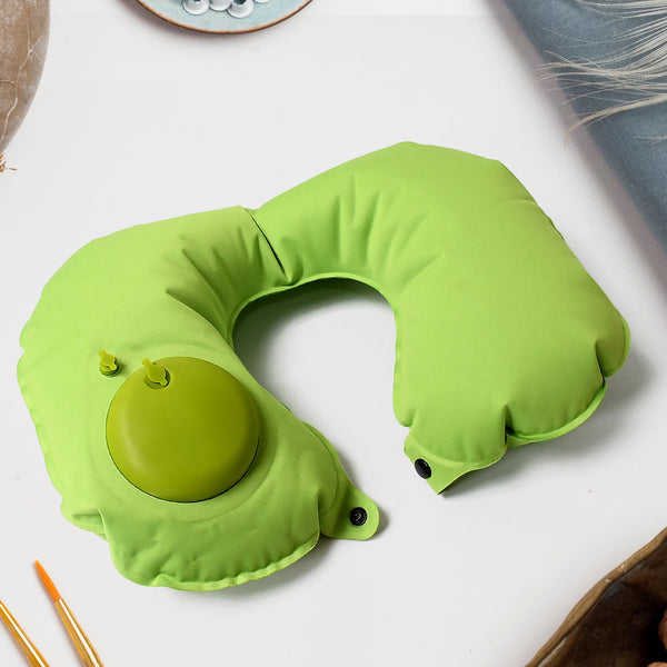 Inflatable & Foldable, Pillow U Shape Air Cushion Travel Pillow, Travel Business Trip Neck Pillow for Long Trips, Ideal for Men & Women Portable, and Perfect for Backpacking, Car Camping, and Even Airplane Travel