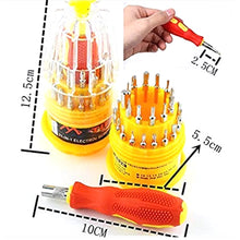 Multi-tool screwdriver kit with magnetic tips.