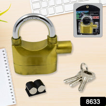 Security Alarm Metallic Lock System with 3 Keys (1 Set / Mix Color)