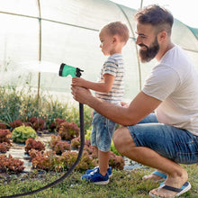 Adjustable garden hose spray nozzle