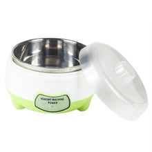 Electric yogurt maker with stainless steel.