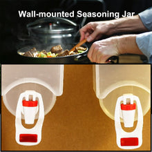 Wall mounted oil bottle dispenser