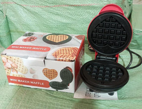 Mini Waffle Maker Machine Waffle Iron Home Appliances Kitchen Gift Easy To Clean, On-Stick Surfaces, Perfect Breakfast, Dessert, Sandwich, Pan Cakes, Paninis / Other Snacks Machine